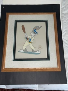 1992 Baseball Bugs Bunny Animation Limited Edition Cel Brooklyn Dodgers Sericel - Bild 1 von 15