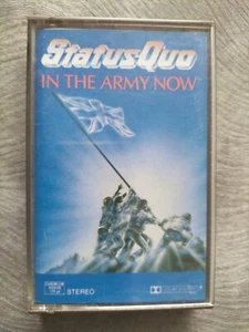 Status Quo - In The Army Now original UK 1986 Vertigo Cassette - Picture 1 of 3