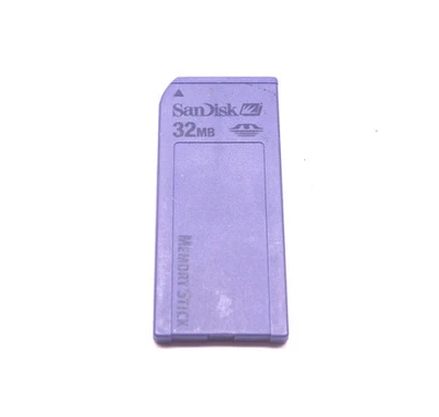 Sandisk Memory Stick 32mb SDMS-32 MagicGate Original Long Card Cybershot - Image 1 of 2