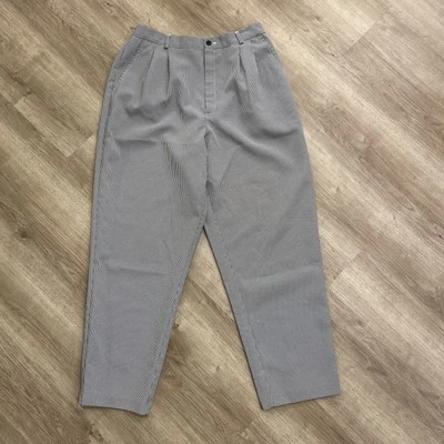 Pantalones Liz Baker vintage 14 Petite pata de gallo años 90 pantalones de carrera cónicos Foto 1 de 4