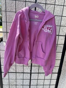 SO Girls Cheer Zip Up Hoodie - Size 8 NWOT - Picture 1 of 3