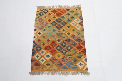 Шерстяной ковер ручной работы 2x3 фута традиционный восточный ковер ручной работы - Изображение 1 из 4