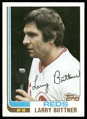 1982 Topps #159 Larry Biittner Cincinnati Reds - Image 1 of 2