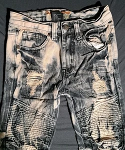 DENIM AND RIVETS Boys Distressed Blue Jeans Size 5 - Picture 1 of 8