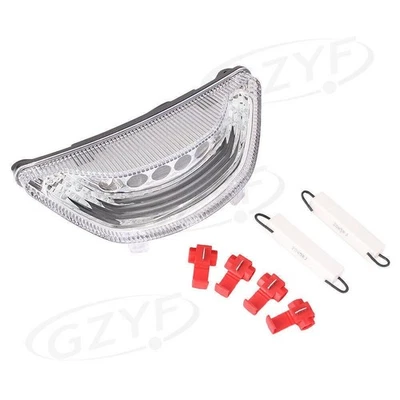 Fit Yamaha Vmax 1700 2009-2013 Motorcycle LED Brake Stop Rear Tail Light Clear Foto 1 de 4