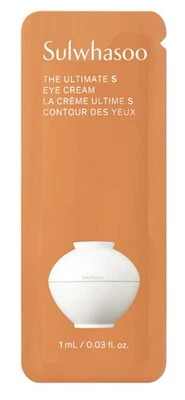 Sulwhasoo The ULTIMATE S 眼霜抗衰老 1ml x 30pcs (30ml) 免运费 美国 — 第 1/3 张图片