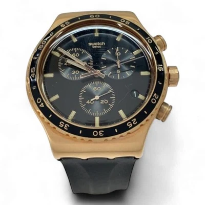 RELOJ Cuarzo Goma Negro Negro YVG410 Auténtico Hombre H:1.85” W:1.77” 8345 Foto 1 de 4