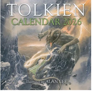 Tolkien WALL Calendar 2026: an Official Middle-Earth Wall Calendar, NEW! - Imagen 1 de 2