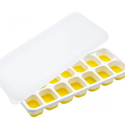 14 Grid Ice Cube Tray Silicone Mold Square Ice Cube Tray Mold Ice Cube Maker - Image 1 of 4