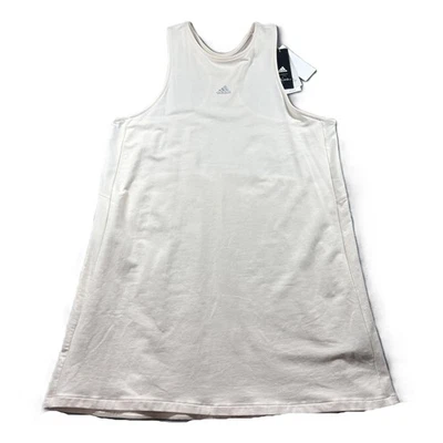 adidas x Zoe Saldana NWT Athletic Tank Dress Racerback Wonder White XL I169 - Image 1 of 4