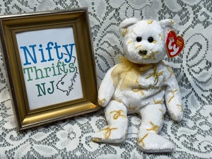 TY Beanie Babies 2004 Signature Bear Attached hang tag LNWT - Picture 1 of 4