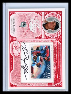 Miguel Cabrera - Donruss Playoff Stamps 2005 Autograph 16/24 Postage Stamp - Picture 1 of 2