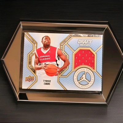 08-09 UD draft edition rc TYREKE EVANS camiseta novato Jordan clásico parche reliquia Foto 1 de 4