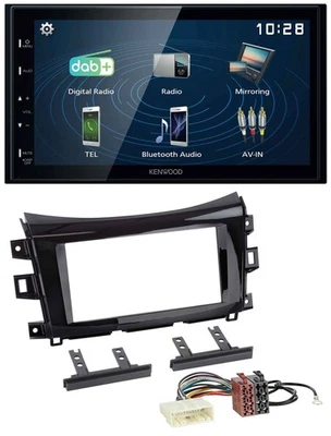 Kenwood 2DIN Bluetooth MP3 USB DAB Autoradio für Nissan Navara (ab 16) - Bild 1 von 4