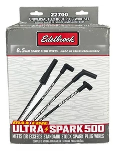 Edelbrock 22700 Max-Fire (Ultra-Spark 500) Universal Flex Boot Plug 500 ohm Wire - Picture 1 of 3