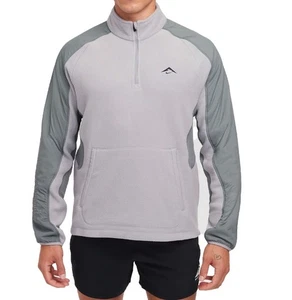 Nike Trail Polartec 1/4 Zip Fleece Laufoberteil grau FV9962-078 Herren XXXL - Bild 1 von 7