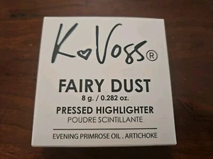 K Voss KVoss Fairy Dust Pressed Highlighter Moonlight Starkissed .28oz Full Size - Picture 1 of 5