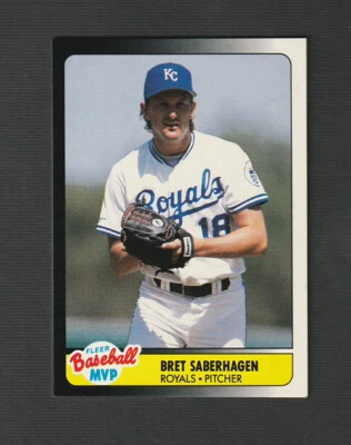 1990 Fleer Baseball MVPs Bret Saberhagen #32 Kansas City Royals - Image 1 of 2