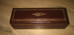 Ancien Coffret boite Etui en Cuir - Picture 1 of 10