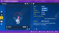 Shiny 6IVs Sobble + free item for Pokemon Scarlet/Violet