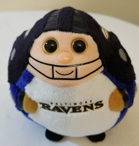 Ty Beanie Ballz Baltimore Ravens NFL Football without swing tag Cover