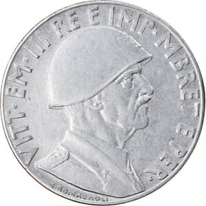 [#902856] Coin, Albania, Vittorio Emanuele III, 0.20 Lek, 1939, Rome, AU, Stainl
