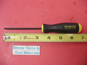 1/8" Tip x 3.2" HEX BALL ScrewDriver 6.6" Long USA Jaw key #C1021 Bondhus #10607 - Picture 1 of 2