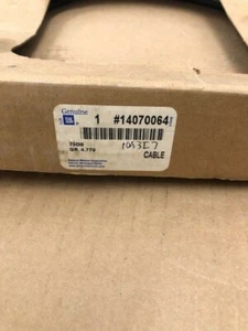 1983-1990 CHEV & GMC S10, S15, JIMMY&SONOMA REAR PARKING BRAKE CABLE;GM 14070064 - Picture 1 of 1