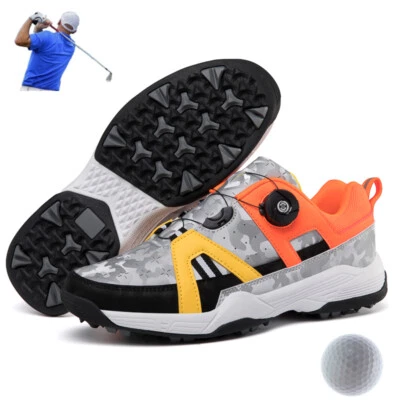 Tenis de golf profesionales para hombre transpirables césped golfista entrenamiento caminar zapatos Foto 1 de 4