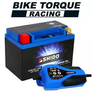 KAWASAKI Z 1000SX ZX1000 2011-2019 Shido Lithium Battery & Charger - Picture 1 of 2