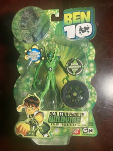 New Sealed Bandai 2006 Ben 10 Wildvine Alien Figure Bonus Disk and Card