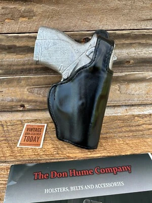 Don Hume H 727 26-9S High Ride Black Leather Holster For Beretta 9000S .40 - Image 1 of 2