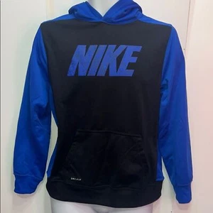 Nike Dri-FIT Black and Blue Hoodie. ZS. XL - Picture 1 of 9