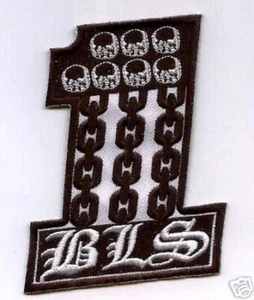 BLACK LABEL SOCIETY MEMBER CLUB BLS #1 SKULL HEAD NUMBER ONE Bügelbild PATCH - Bild 1 von 1