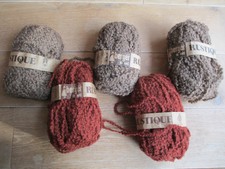 Lot De 2 Pelotes De Laine Berger Du Nord 'Fidji' - Pure Laine Vierge Bordeaux