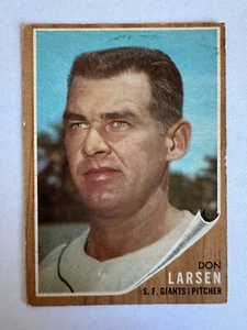 1962 Topps #33 Don Larsen San Francisco Giants Low Grade - Picture 1 of 2