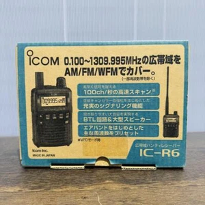 Icom IC-R6 Szerokopasmowy odbiornik ręczny 0,100 ~ 1309,995MHz Japonia - Zdjęcie 1 z 10