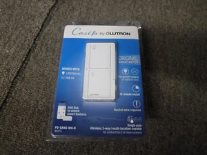 *NEW* Lutron Caseta Smart Switch for All Bulb Types or Fans, PD-5ANS-WH-R - Picture 1 of 4