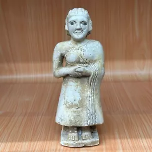 Ancient Near Eastern Limestone Enheduanna Lady Figurine - Picture 1 of 11