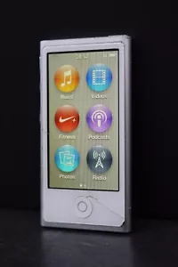 Apple iPod Nano 7th Gen 16GB - Silver - Picture 1 of 12