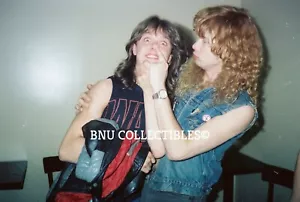 MEGADETH DAVE MUSTAINE & METALLICA LARS ULRICH PHOTO TAKEN BY ME 1980s LOT #25 - Picture 1 of 1