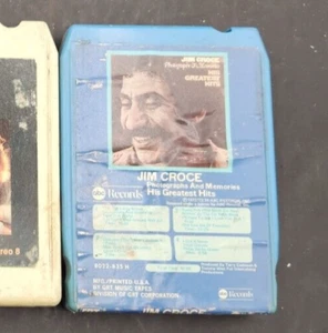Jim Croce 8-Track Tape Photographs and Memories His Greatest Hits 1974 UNTESTED - Picture 1 of 3
