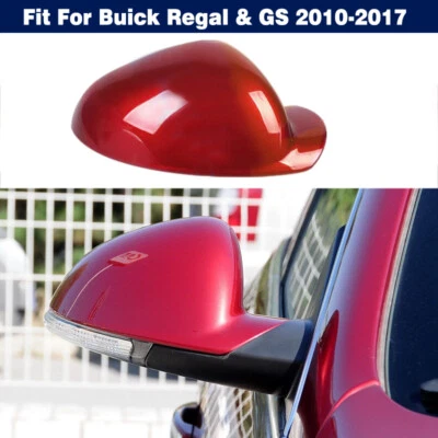 Red Right Side Rearview Mirror Cover Shell Cap For Buick Regal & GS 2010-2017 Foto 1 de 4