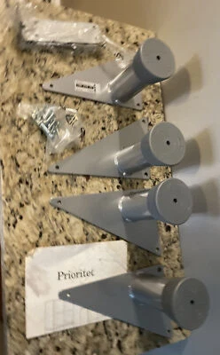 4 patas metálicas Ikea Galant Prioritet (100.210.35) 10666 con soporte plateado Foto 1 de 4