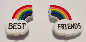 Beste Freunde! 2 Stck. Schuh Charm Set! NEU! Für Schuhe & mehr! Kroko kompatibel! - Bild 1 von 4