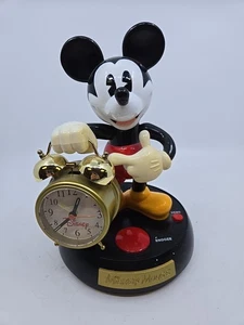 Disney Mickey Mouse Animated Talking Alarm Clock Tested Working - Picture 1 of 8
