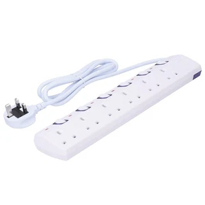 6 Electrical Outlet Extenders Multi Plug Power Strip Charging Tower 13A With 2M - Picture 1 of 12