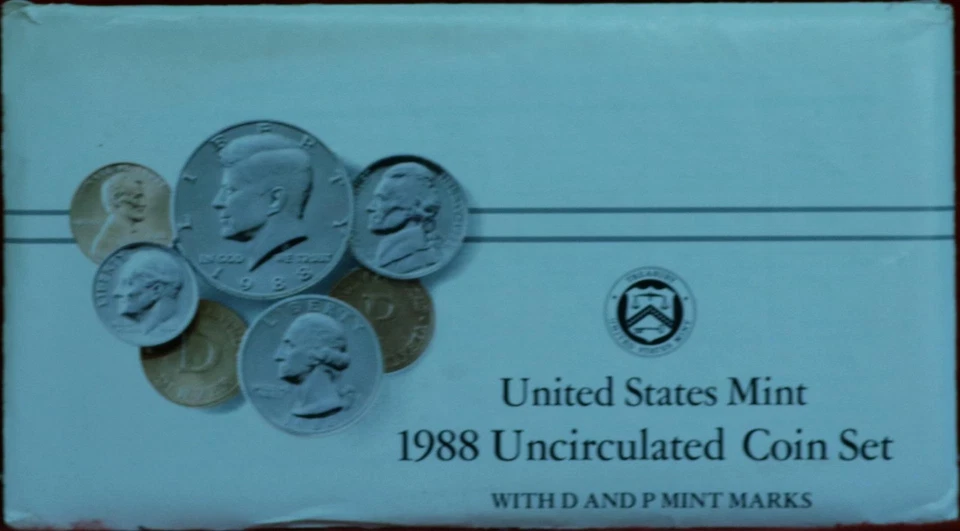 Uncirculated 1988 U.S. Mint Set P & D Mint - Image 1 of 1