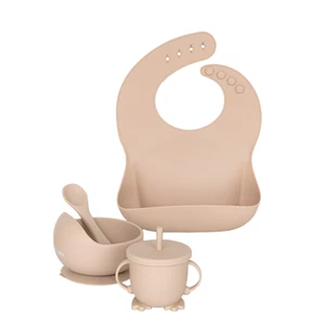 Silicone Feeding Set - Mocha - Picture 1 of 7