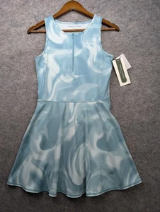 Vestido Threads 4 Thought Mujer Pequeño Azul Blanco Bella Skort Cremallera Frontal Activo - Imagen 1 de 13